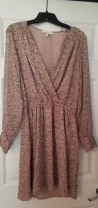 BCBGeneration Blush Long Sleeve Dress Sz M